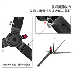Aluminum Alloy Mini Tripod for Phones and Cameras
