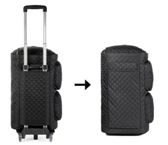 Luggage Bag with Shoe & Coat Storage