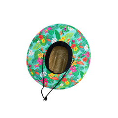 Tropical Flamingo Straw Hat