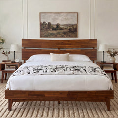 Aurora Solid Wood Bed Frame