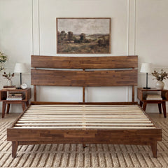 Aurora Solid Wood Bed Frame