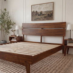Aurora Solid Wood Bed Frame