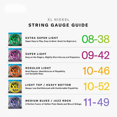 D'Addario EXL120 XL Nickel Electric Guitar Strings, 09-42 Super Light