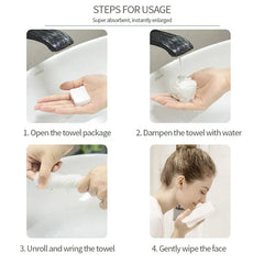 20pcs Portable Thickened Compressed Cleaning Towels