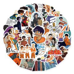 50 PCS Waterproof Percy Jackson Stickers for DIY Decor
