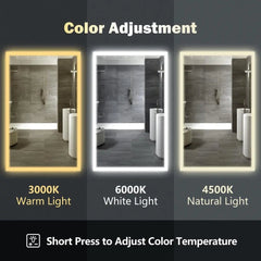 Hausvita Deluxe Edge Glow LED Bathroom Mirror