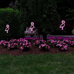 Flamingo Neon Lawn Light