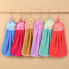 Thick Coral Fleece Double-Sided Kids' Goose Towel