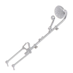 Mini Simulation Dollhouse Bathroom Set Towel Rack Bed Shower Faucet Bathtub Doll House Furniture Toys for Baby Accessories