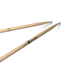 ProMark Classic Forward 5A Hickory Drumstick, Oval Nylon Tip