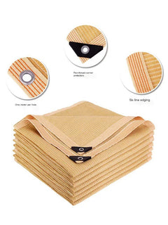Beige Shade Net 185g Heavy-Duty Outdoor Canopy