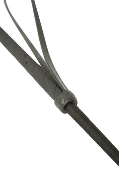 Huntley Equestrian English Riding Crop with Handle, 26" Inches, Black