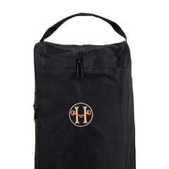 Huntley Equestrian Tall Riding Boot Bag, Black
