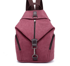 College Style Canvas Backpack and Tote Bag