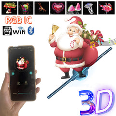 3D Holographic Fan with Bluetooth & App Control