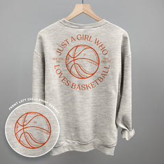 Just A Girl Who Loves Basketball (Back Print)