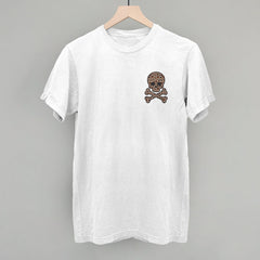 Leopard Print Skull (Left Chest)