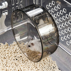 Silent Transparent Hamster Running Wheel Treadmill
