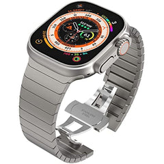 Stainless Steel Watch Band for Apple Watch S8 with Clasp