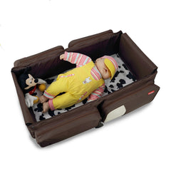 Multi-Functional Mommy Diaper Bag and Travel Bed
