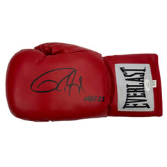Autographed/Signed Roy Jones Jr HOF 22 Red Everlast Boxing Glove JSA COA