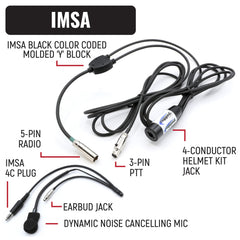 IMSA Driver and Crew Chief Racing Kit with R1 Radios