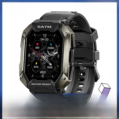 C20 Smart Watch with Bluetooth, Heart Rate, and Alerts