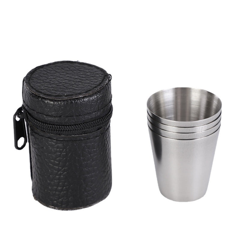 30ml Outdoor Stainless Steel Portable Drinking Cup