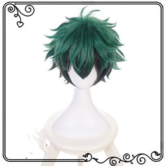 Green and Black Gradient Cosplay Wig for Deku