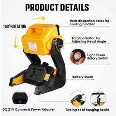 Adjustable Brightness Outdoor Emergency Light for Tools
