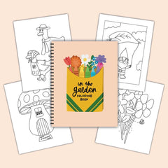 In the Garden - Coloring Book