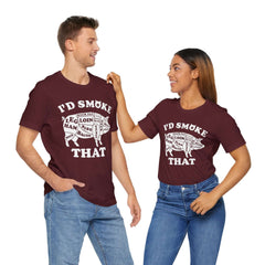 I'd Smoke That Pig BBQ T-Shirt