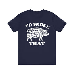 I'd Smoke That Pig BBQ T-Shirt