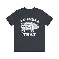 I'd Smoke That Pig BBQ T-Shirt