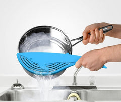Whale-Shaped Kitchen Strainer Rack 30x7.7cm