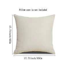 4pcs Linen Autumn Pumpkin Throw Pillow Covers 18x18"