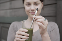 Stainless Steel Collapsible Straw for Outdoor Use