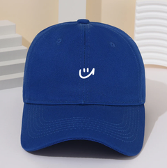 Vibes Baseball Cap with Smiley Face Design (One Piece)