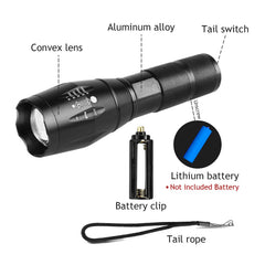 UV LED Flashlight Blacklight 2-in-1 Pocket Torch