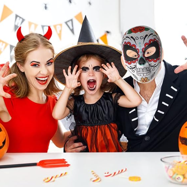 Halloween Day of the Dead Makeup Mask for Performances