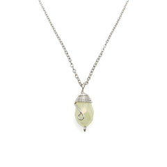Silver Birthstone necklace