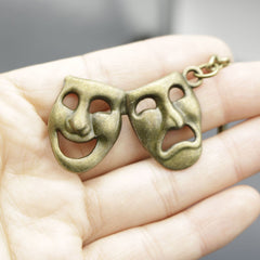 Minimalist Mask Pendant Keychain by Xiyin Temu