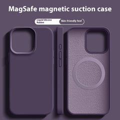 Magnetic Liquid Silicone iPhone Case