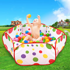Children's Tent with Foldable Ball Pit for Indoor/Outdoor