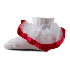 Girl's Pageant Lace Anklet (1438)
