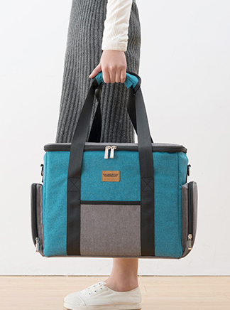 Portable Insulated Picnic Bag with Aluminum Foil