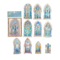 Mocard PET Laser Gold Journal Sticker Pack
