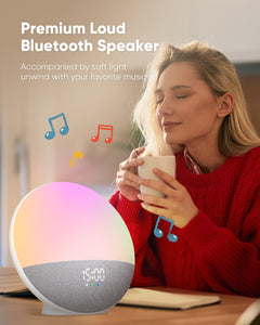 White Noise Bluetooth Audio RGB Speaker