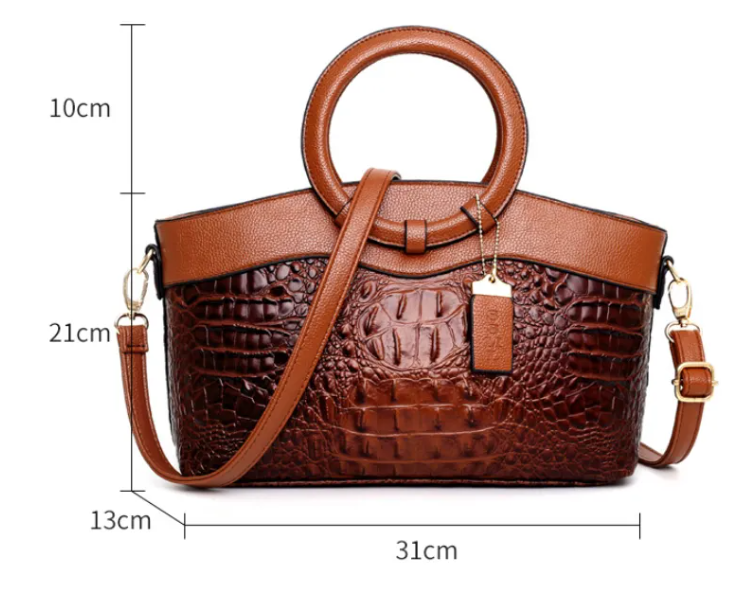 Ring shoulder diagonal bag