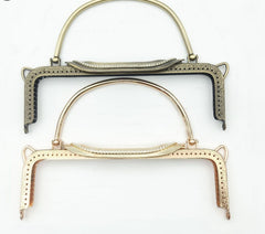 22cm Square Embossed Clutch Frame with Handles